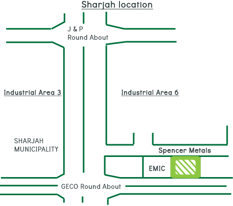 Spencer Metals - Shj location map